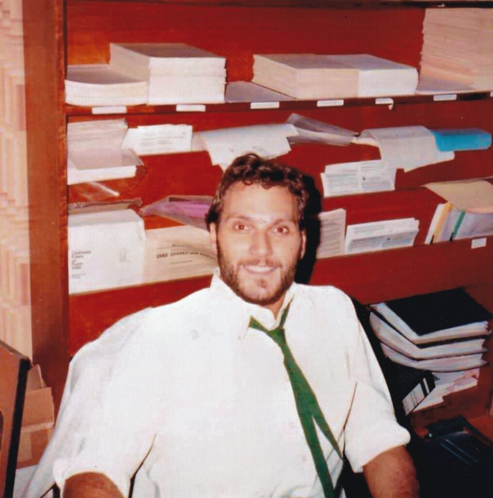 On temporary duty at the American Embassy in Abu Dhabi, United Arab Emirates (UAE), processing immigrant visas in 1985.